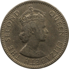 0,25 rupii 1960 mauritius b